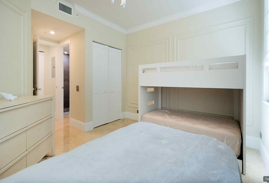 Second bedroom with double closets