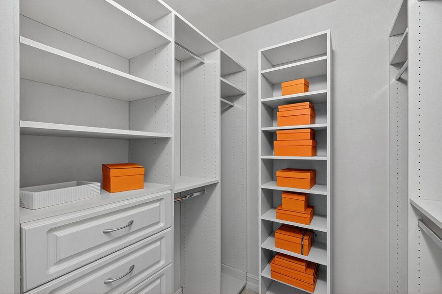 Custom walk-in closet
